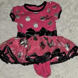 3month minnie tutu onesie